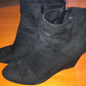 Christian Siriano for Payless Black Suede Boots